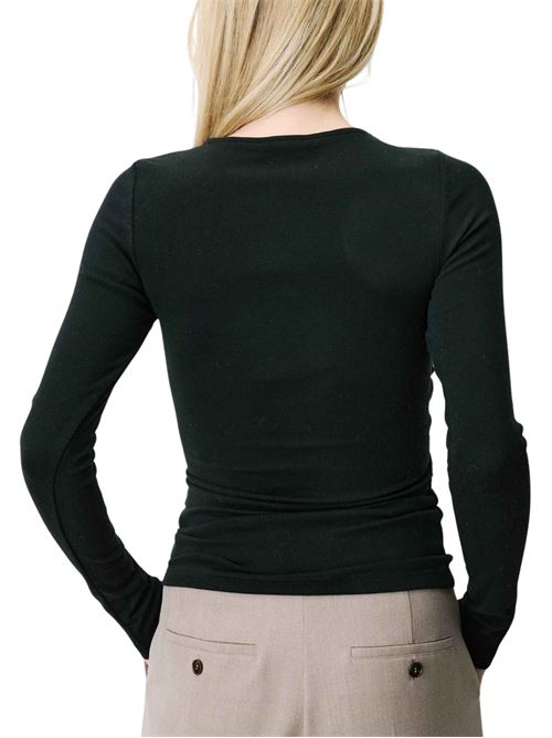 Top drappeggiato con incrocio Grace & Mila | FW2617090NOIR